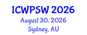 International Conference on Water Pollution and Safe Water (ICWPSW) August 30, 2026 - Sydney, Australia