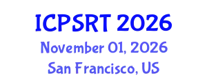 International Conference on Political Science and Regime Types (ICPSRT) November 01, 2026 - San Francisco, United States