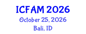 International Conference on Forensic Anthropology and Medicine (ICFAM) October 25, 2026 - Bali, Indonesia