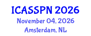 International Conference on Agricultural Soil Science and Plant Nutrition (ICASSPN) November 04, 2026 - Amsterdam, Netherlands
