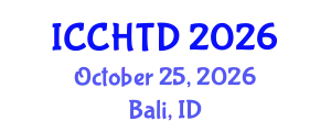 International Conference on Cultural Heritage and Tourism Development (ICCHTD) October 25, 2026 - Bali, Indonesia