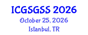 International Conference on Gender Sociology, Gender, Sex and Sexuality (ICGSGSS) October 25, 2026 - Istanbul, Turkey