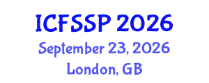 International Conference on Family Studies and Sociological Perspectives (ICFSSP) September 23, 2026 - London, United Kingdom