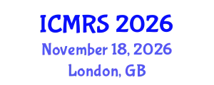 International Conference on Migration and Refugee Studies (ICMRS) November 18, 2026 - London, United Kingdom