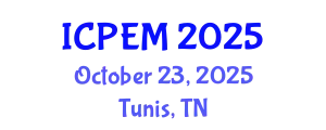 International Conference on Pavement Engineering and Materials (ICPEM) October 23, 2025 - Tunis, Tunisia