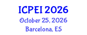 International Conference on Pavement Engineering and Infrastructure (ICPEI) October 25, 2026 - Barcelona, Spain