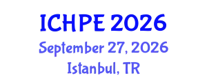 International Conference on Health and Physical Education (ICHPE) September 27, 2026 - Istanbul, Turkey