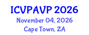 International Conference on Visual Perception and Artificial Visual Perception (ICVPAVP) November 04, 2026 - Cape Town, South Africa