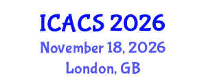 International Conference on Anthroposociology and Cultural Studies (ICACS) November 18, 2026 - London, United Kingdom