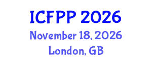 International Conference on Feminism and Political Philosophy (ICFPP) November 18, 2026 - London, United Kingdom