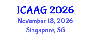 International Conference on Advanced and Applied Geomechanics (ICAAG) November 18, 2026 - Singapore, Singapore