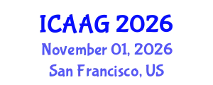 International Conference on Advanced and Applied Geomechanics (ICAAG) November 01, 2026 - San Francisco, United States