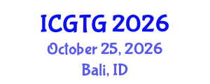 International Conference on Geospatial Technology and Geomatics (ICGTG) October 25, 2026 - Bali, Indonesia