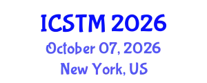 International Conference on Software Testing and Methods (ICSTM) October 07, 2026 - New York, United States