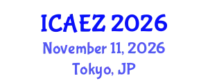 International Conference on Applied Entomology and Zoology (ICAEZ) November 11, 2026 - Tokyo, Japan