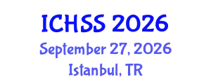 International Conference on Health and Sports Science (ICHSS) September 27, 2026 - Istanbul, Turkey
