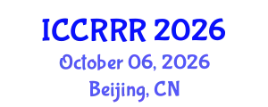 International Conference on Coastal Risk Reduction and Resilience (ICCRRR) October 06, 2026 - Beijing, China
