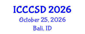 International Conference on Concrete Construction and Structural Design (ICCCSD) October 25, 2026 - Bali, Indonesia