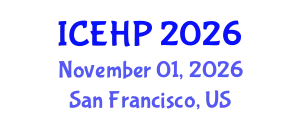 International Conference on Exercise and Health Physiology (ICEHP) November 01, 2026 - San Francisco, United States