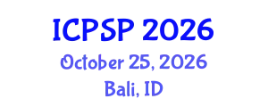 International Conference on Poverty and Social Protection (ICPSP) October 25, 2026 - Bali, Indonesia