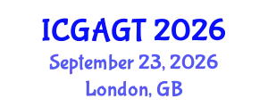 International Conference on Geomechanical Analysis and Geomechanical Tests (ICGAGT) September 23, 2026 - London, United Kingdom