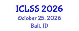 International Conference on Landslides and Slope Stability (ICLSS) October 25, 2026 - Bali, Indonesia