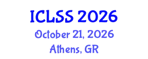 International Conference on Landslides and Slope Stability (ICLSS) October 21, 2026 - Athens, Greece