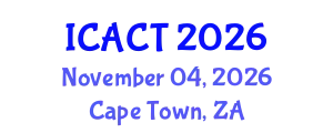International Conference on Anti-Corruption and Transparency (ICACT) November 04, 2026 - Cape Town, South Africa