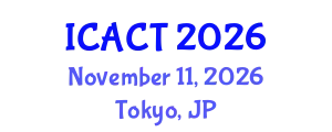 International Conference on Anti-Corruption and Transparency (ICACT) November 11, 2026 - Tokyo, Japan
