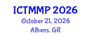 International Conference on Traditional Medicine and Medicinal Plants (ICTMMP) October 21, 2026 - Athens, Greece