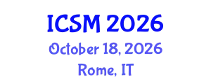 International Conference on Sports Management (ICSM) October 18, 2026 - Rome, Italy