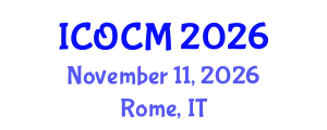International Conference on Organizational Change Management (ICOCM) November 11, 2026 - Rome, Italy