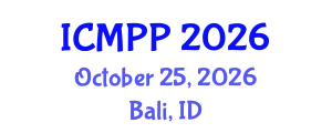International Conference on Mycology and Plant Pathology (ICMPP) October 25, 2026 - Bali, Indonesia