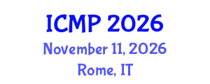 International Conference on Marine Pollution (ICMP) November 11, 2026 - Rome, Italy