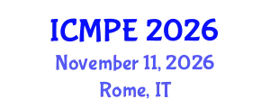 International Conference on Marine Pollution and Ecotoxicology (ICMPE) November 11, 2026 - Rome, Italy