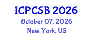 International Conference on Protein Chemistry and Structural Biology (ICPCSB) October 07, 2026 - New York, United States