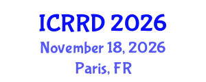 International Conference on Rice Research and Development (ICRRD) November 18, 2026 - Paris, France