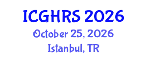 International Conference on Genocide and Human Rights Studies (ICGHRS) October 25, 2026 - Istanbul, Turkey