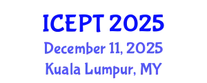 International Conference on Electronics Packaging Technology (ICEPT) December 11, 2025 - Kuala Lumpur, Malaysia