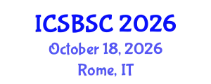 International Conference on Steel Bridge Structures and Constructions (ICSBSC) October 18, 2026 - Rome, Italy