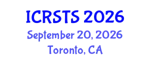 International Conference on Road Safety and Traffic Solutions (ICRSTS) September 20, 2026 - Toronto, Canada
