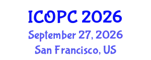 International Conference on Obesity and Pancreatic Cancer (ICOPC) September 27, 2026 - San Francisco, United States