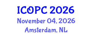 International Conference on Obesity and Pancreatic Cancer (ICOPC) November 04, 2026 - Amsterdam, Netherlands