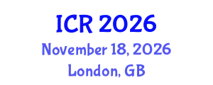 International Conference on Radiobiology (ICR) November 18, 2026 - London, United Kingdom