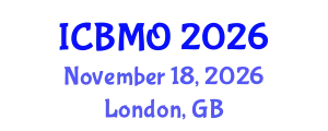 International Conference on Business Management and Operations (ICBMO) November 18, 2026 - London, United Kingdom