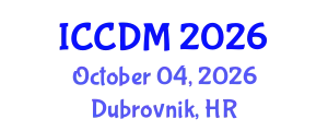 International Conference on Continuum Damage Mechanics (ICCDM) October 04, 2026 - Dubrovnik, Croatia