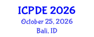 International Conference on Paediatric Dentistry and Endodontics (ICPDE) October 25, 2026 - Bali, Indonesia