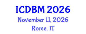 International Conference on Destination Branding and Marketing (ICDBM) November 11, 2026 - Rome, Italy