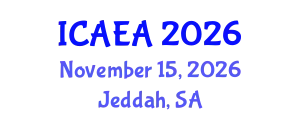 International Conference on Agricultural Entomology and Applications (ICAEA) November 15, 2026 - Jeddah, Saudi Arabia