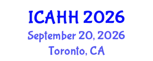 International Conference on Apiculture and Honey Harvesting (ICAHH) September 20, 2026 - Toronto, Canada